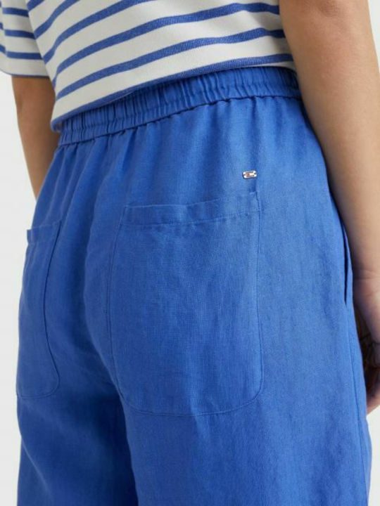 TOMMY HILFIGER LINENWIDE LEG CROP PANT
